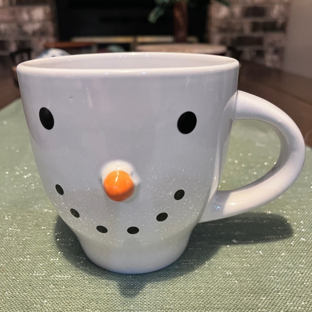 Royal Norfolk Snowman Face Mug 20 oz Coffee Mug - Picture 2 of 8